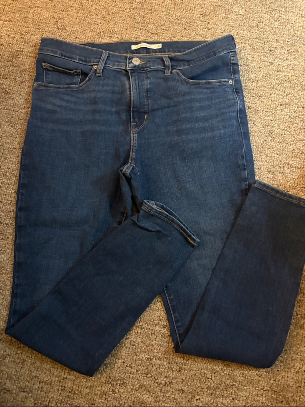 Levi's dark blue denim 311 shaping skinny jeans